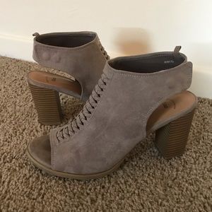 Gap Open Toe Booties